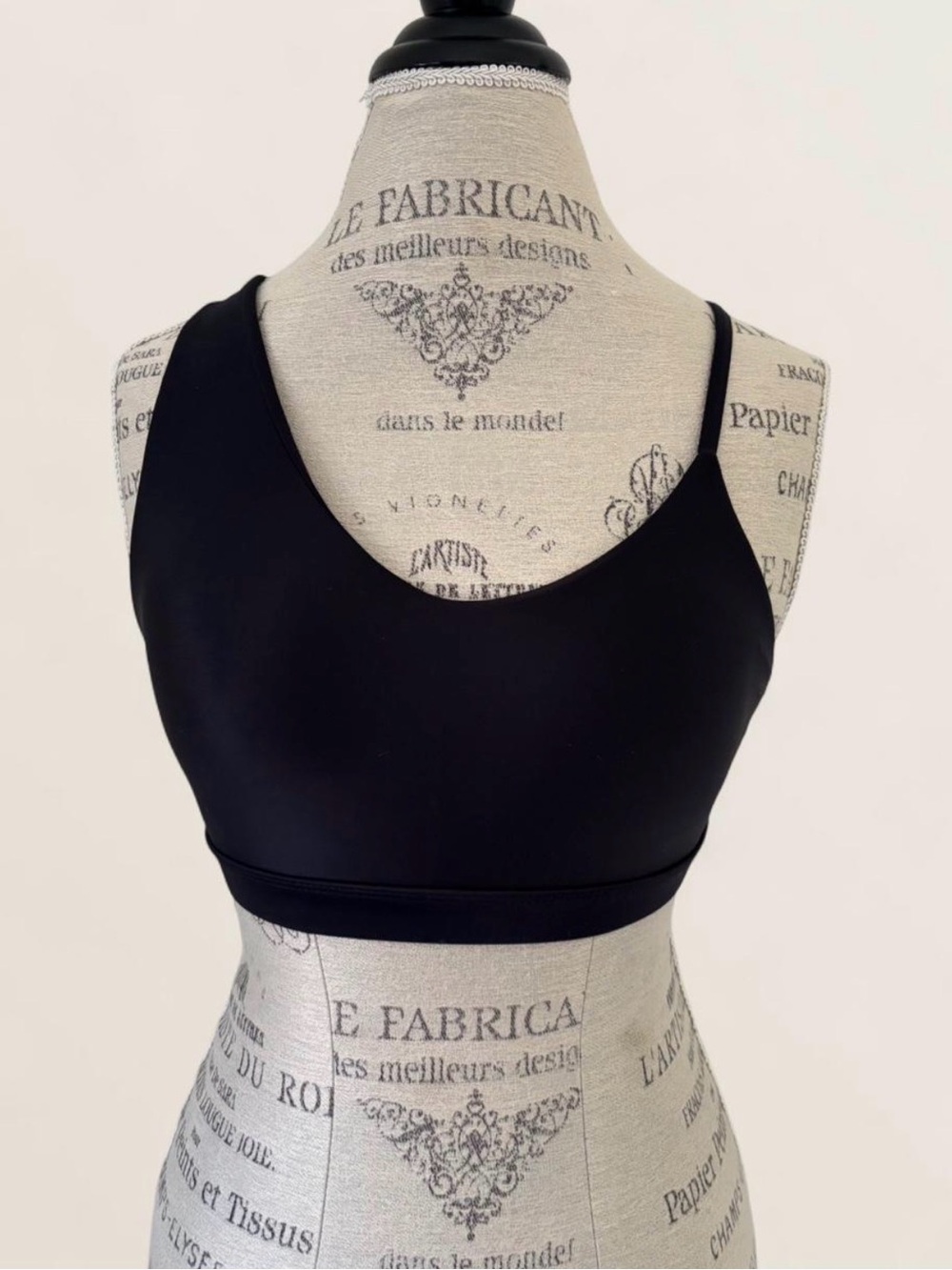 Seafolly Black Asymmetrical Criss Cross Back Bikini Top - Size M